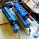 Either a tube failed and shorted, or it was roasted to death from the resistor it’s piggybacking